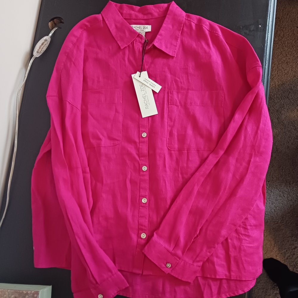 3/$20 DEAL Rachel Zoe Linen Shirt